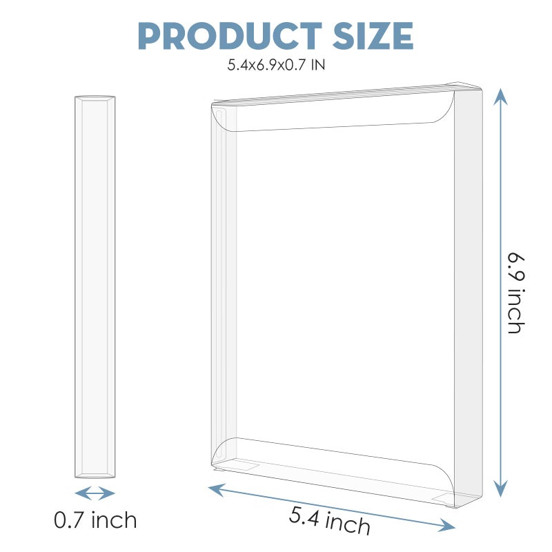 SuperDi 10 Steelbook Box Protectors/Protective Sleeves Cases/Clear Slipcovers G2 - Image 2